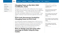 Desktop Screenshot of namechangetips.com